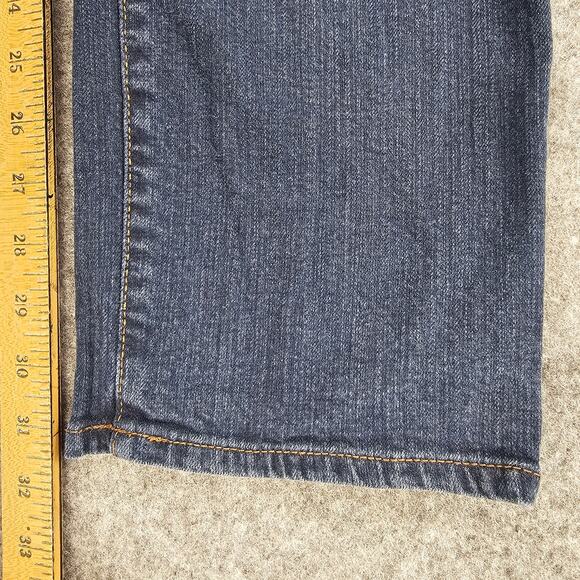 Chaps Denim Madden Straight 16W Womens Jeans Plus Size Stretch 31.5 inch Inseam - Picture 9 of 15
